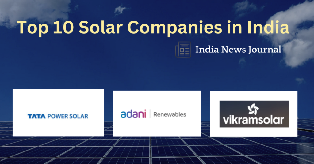 Top 10 Solar Companies in India