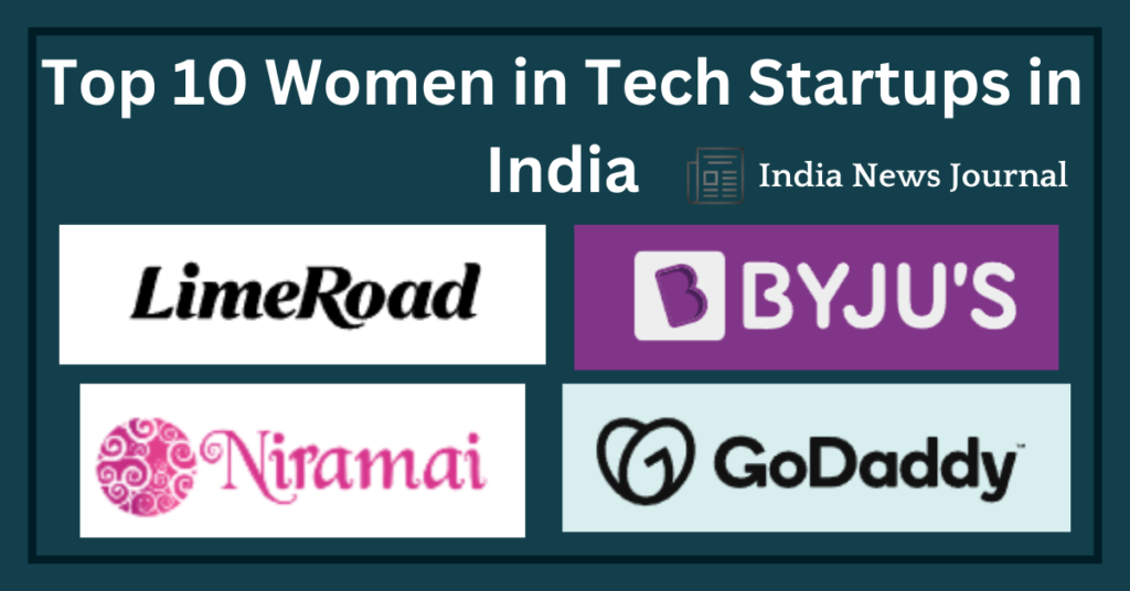 Top 10 Women in Tech Startups in India