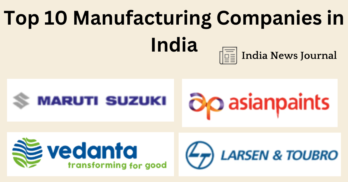 Top 10 Manufacturing Companies in India Top 10 Manufacturing Companies in India
