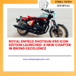 Royal Enfield Shotgun 650 Icon Edition Launched: A New Chapter in Biking Excellence